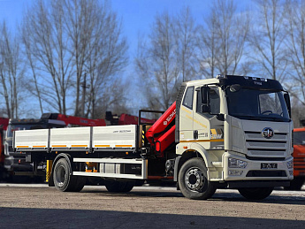 Бортовой FAW J6L 4*2 с КМУ SUNHUNK S1254_0